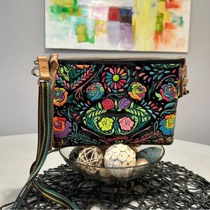 Consuela Rita Midtown Crossbody Vibrant Embroidery